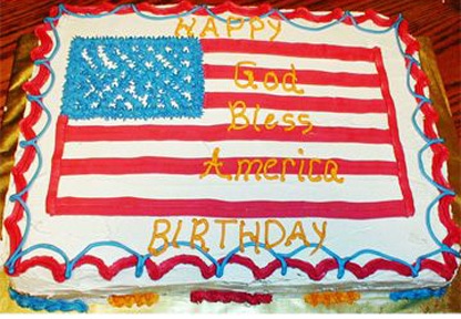 flag cake